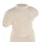 14" Cream Paper Mache Figurine Sculpture with Mable Base